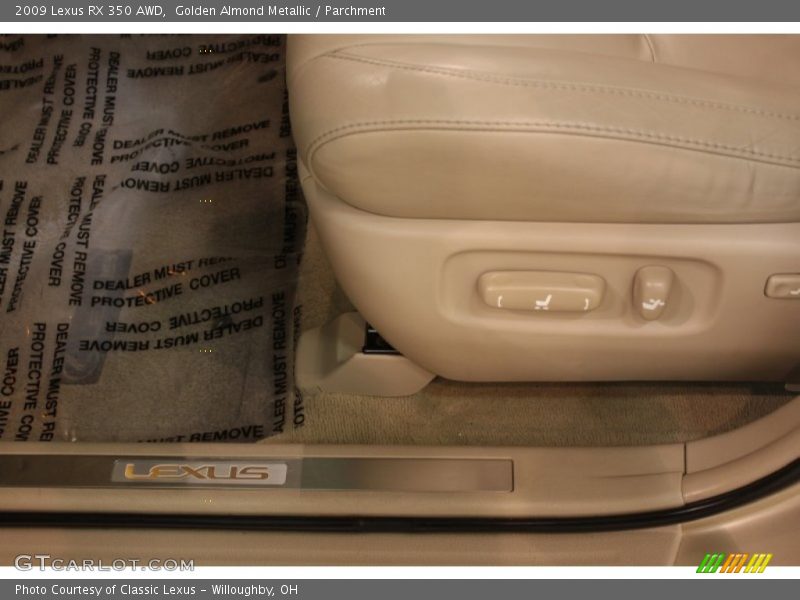 Golden Almond Metallic / Parchment 2009 Lexus RX 350 AWD