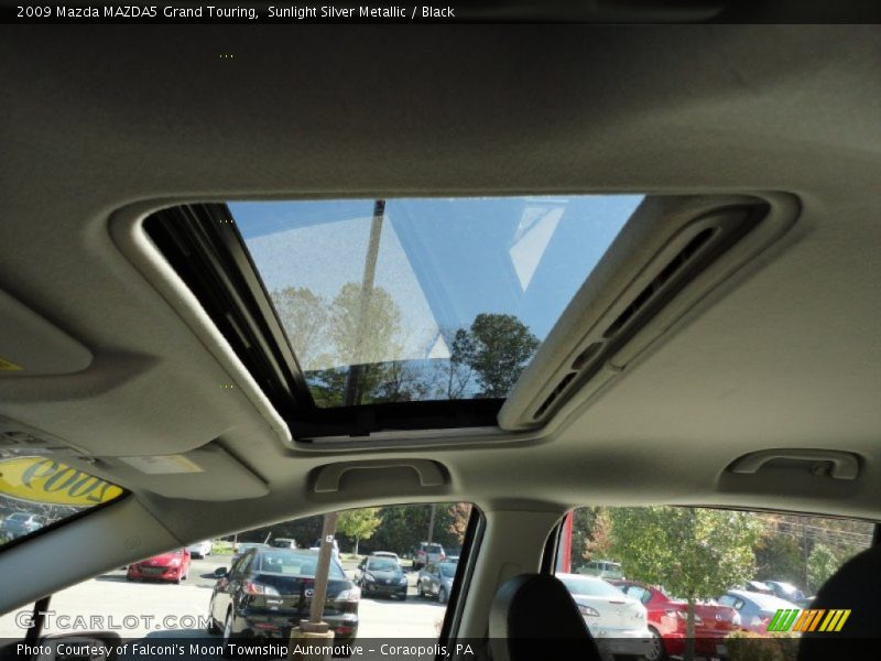 Sunlight Silver Metallic / Black 2009 Mazda MAZDA5 Grand Touring