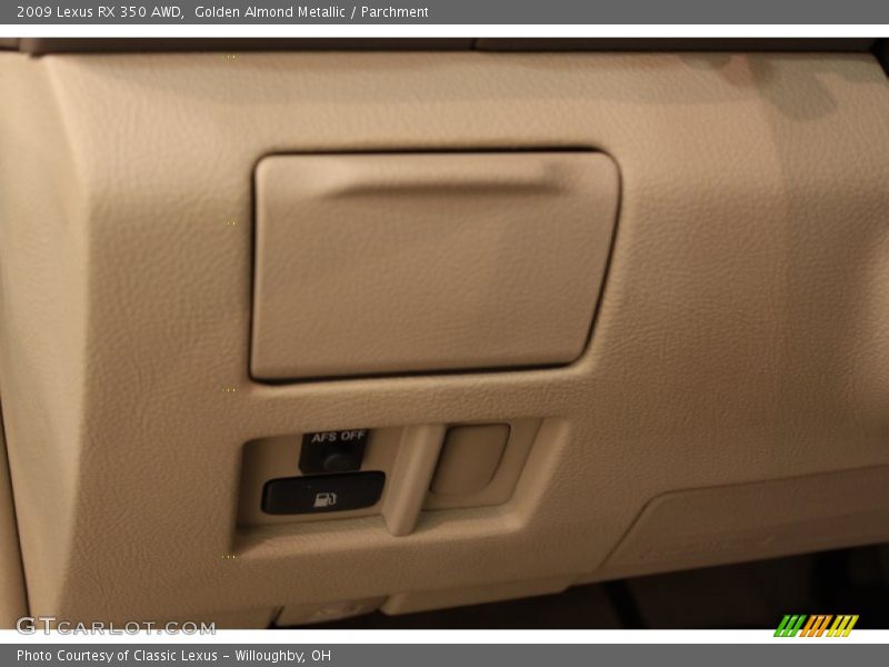 Golden Almond Metallic / Parchment 2009 Lexus RX 350 AWD