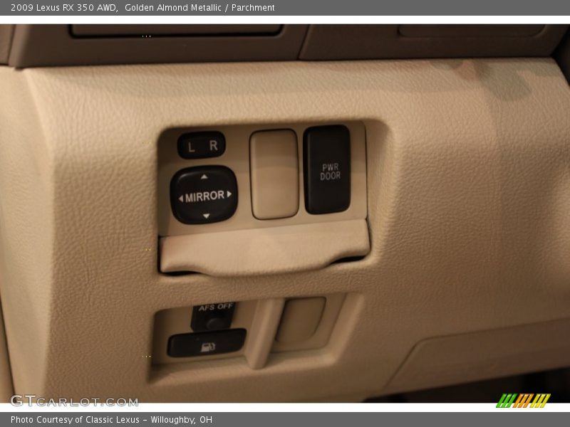Golden Almond Metallic / Parchment 2009 Lexus RX 350 AWD