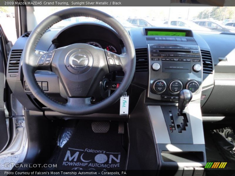 Sunlight Silver Metallic / Black 2009 Mazda MAZDA5 Grand Touring