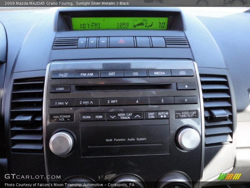 Sunlight Silver Metallic / Black 2009 Mazda MAZDA5 Grand Touring