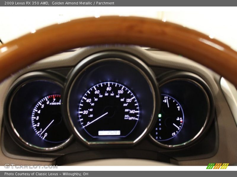 Golden Almond Metallic / Parchment 2009 Lexus RX 350 AWD