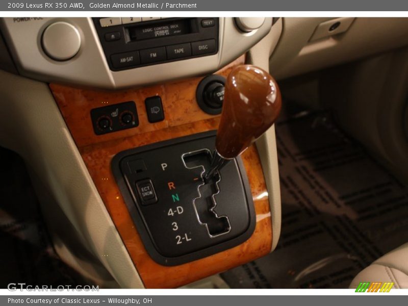 Golden Almond Metallic / Parchment 2009 Lexus RX 350 AWD