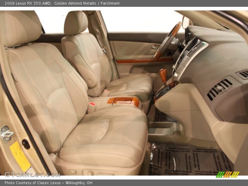 Golden Almond Metallic / Parchment 2009 Lexus RX 350 AWD