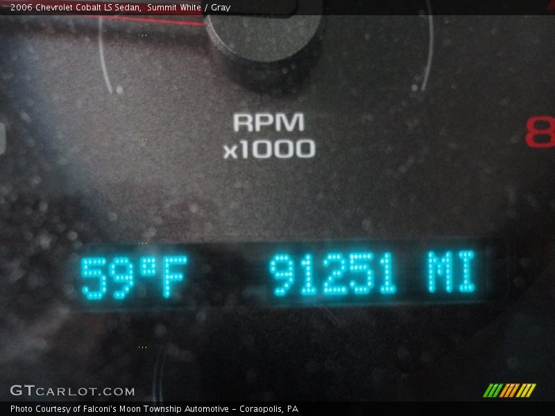 Summit White / Gray 2006 Chevrolet Cobalt LS Sedan
