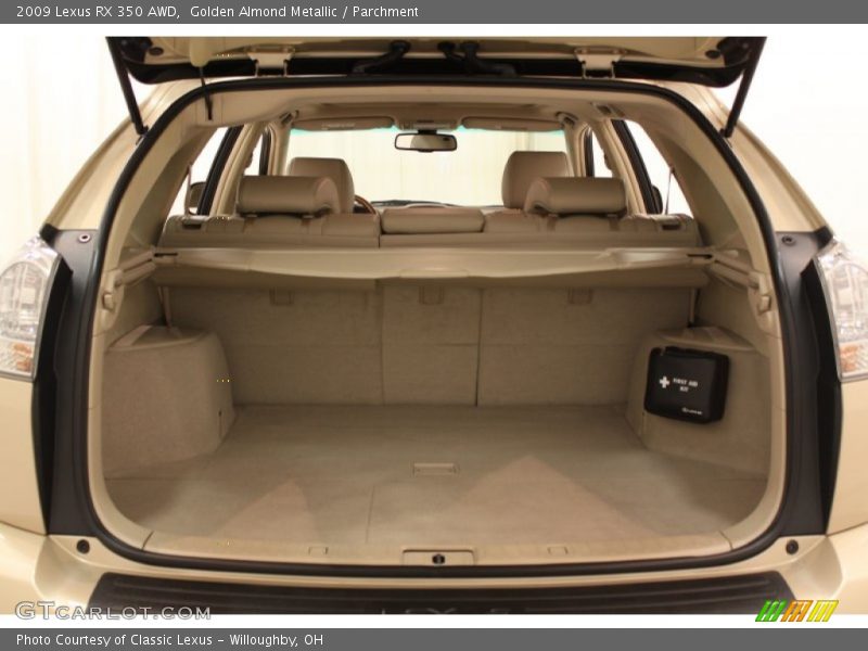 Golden Almond Metallic / Parchment 2009 Lexus RX 350 AWD