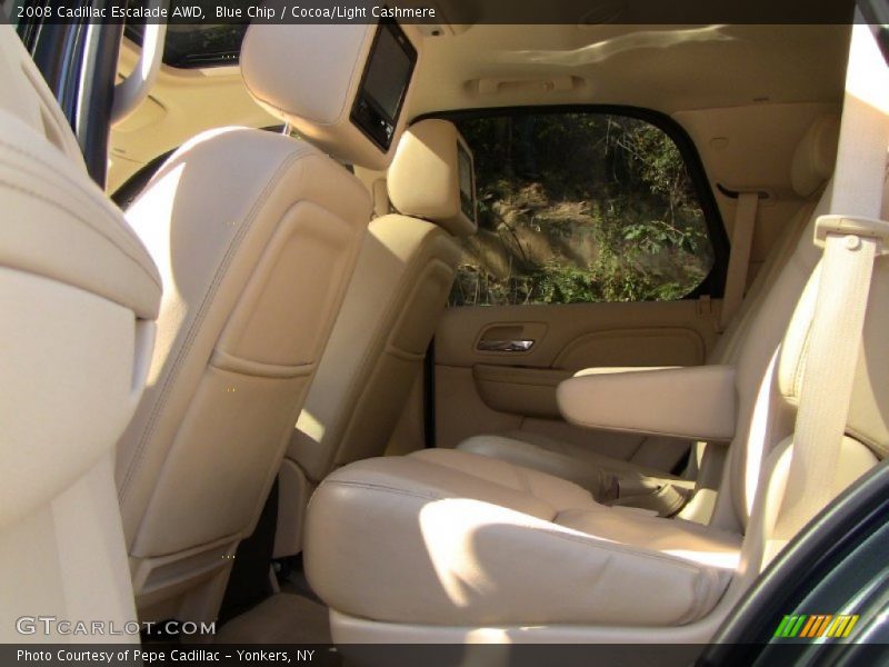 Blue Chip / Cocoa/Light Cashmere 2008 Cadillac Escalade AWD