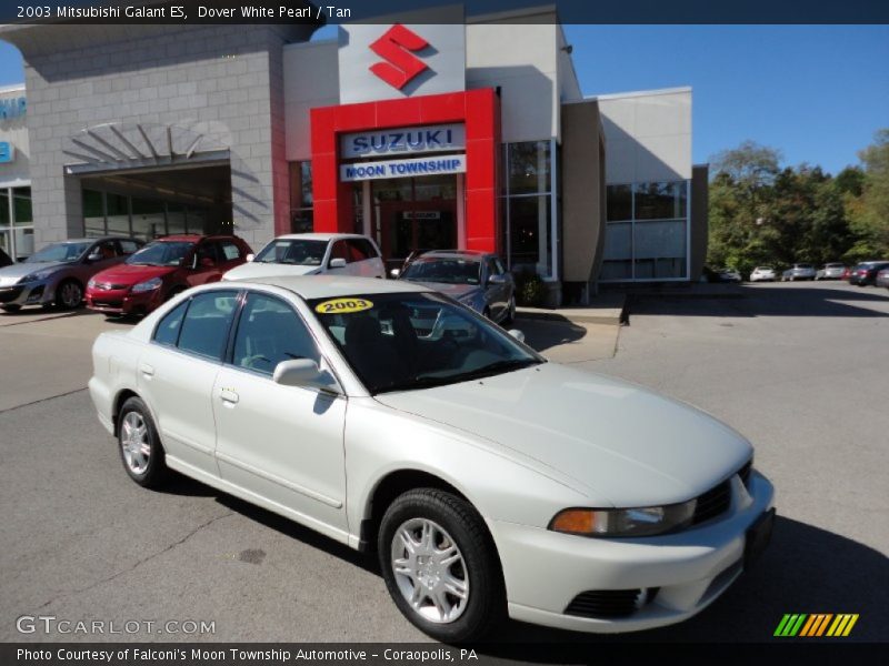 Dover White Pearl / Tan 2003 Mitsubishi Galant ES