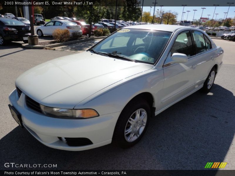 Dover White Pearl / Tan 2003 Mitsubishi Galant ES