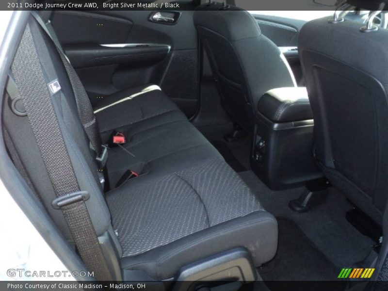 Bright Silver Metallic / Black 2011 Dodge Journey Crew AWD