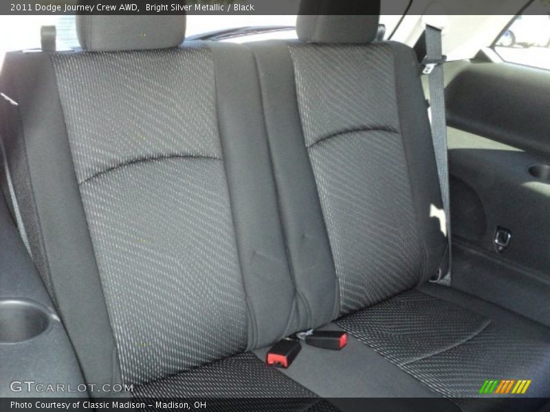 Bright Silver Metallic / Black 2011 Dodge Journey Crew AWD