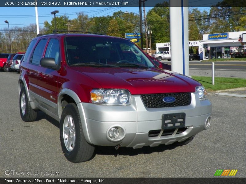 Redfire Metallic / Medium/Dark Flint 2006 Ford Escape Hybrid 4WD