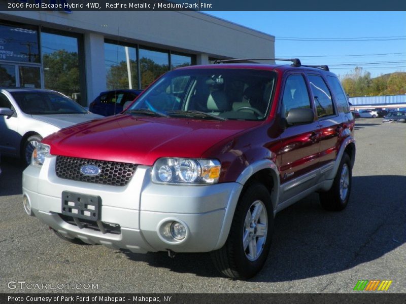 Redfire Metallic / Medium/Dark Flint 2006 Ford Escape Hybrid 4WD