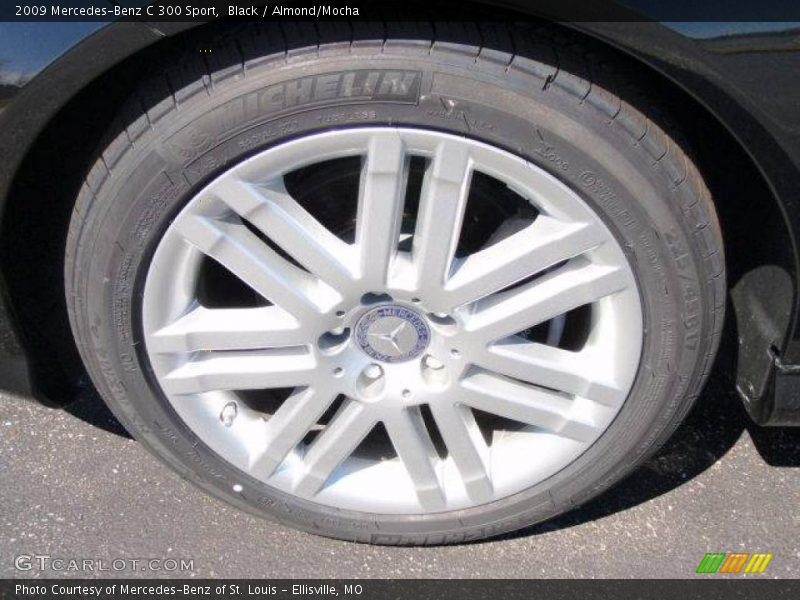Black / Almond/Mocha 2009 Mercedes-Benz C 300 Sport