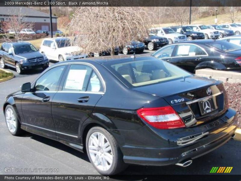 Black / Almond/Mocha 2009 Mercedes-Benz C 300 Sport