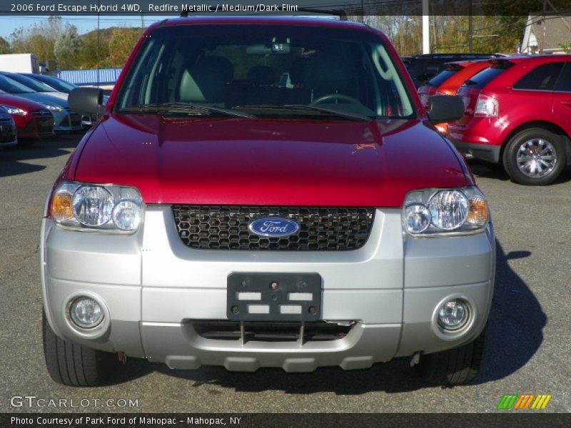 Redfire Metallic / Medium/Dark Flint 2006 Ford Escape Hybrid 4WD