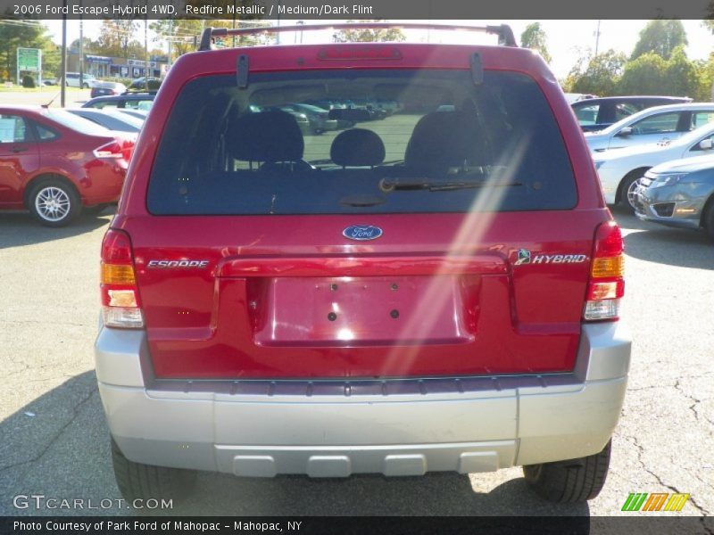 Redfire Metallic / Medium/Dark Flint 2006 Ford Escape Hybrid 4WD