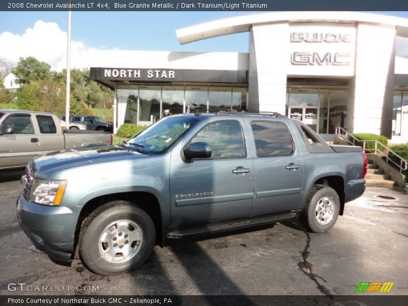 Blue Granite Metallic / Dark Titanium/Light Titanium 2008 Chevrolet Avalanche LT 4x4