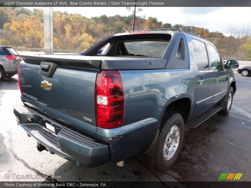 Blue Granite Metallic / Dark Titanium/Light Titanium 2008 Chevrolet Avalanche LT 4x4