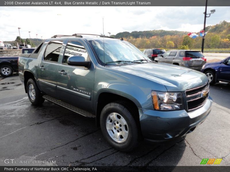 Blue Granite Metallic / Dark Titanium/Light Titanium 2008 Chevrolet Avalanche LT 4x4