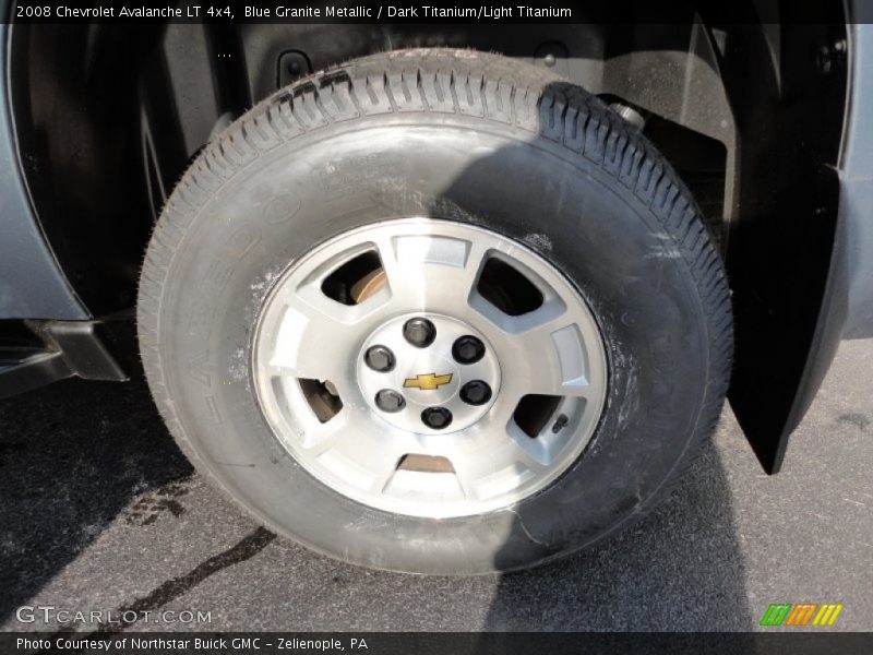 Blue Granite Metallic / Dark Titanium/Light Titanium 2008 Chevrolet Avalanche LT 4x4