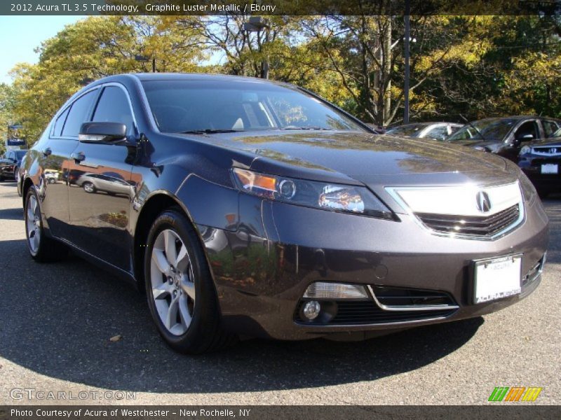 Graphite Luster Metallic / Ebony 2012 Acura TL 3.5 Technology