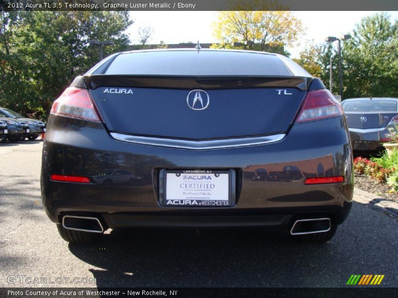 Graphite Luster Metallic / Ebony 2012 Acura TL 3.5 Technology