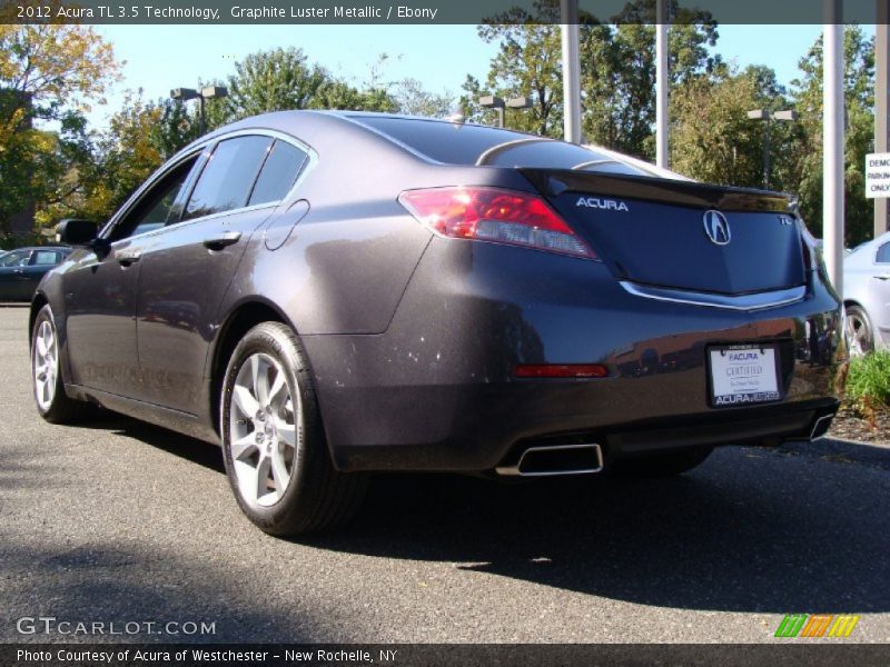 Graphite Luster Metallic / Ebony 2012 Acura TL 3.5 Technology