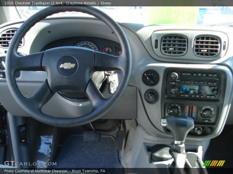 Graystone Metallic / Ebony 2006 Chevrolet TrailBlazer LS 4x4