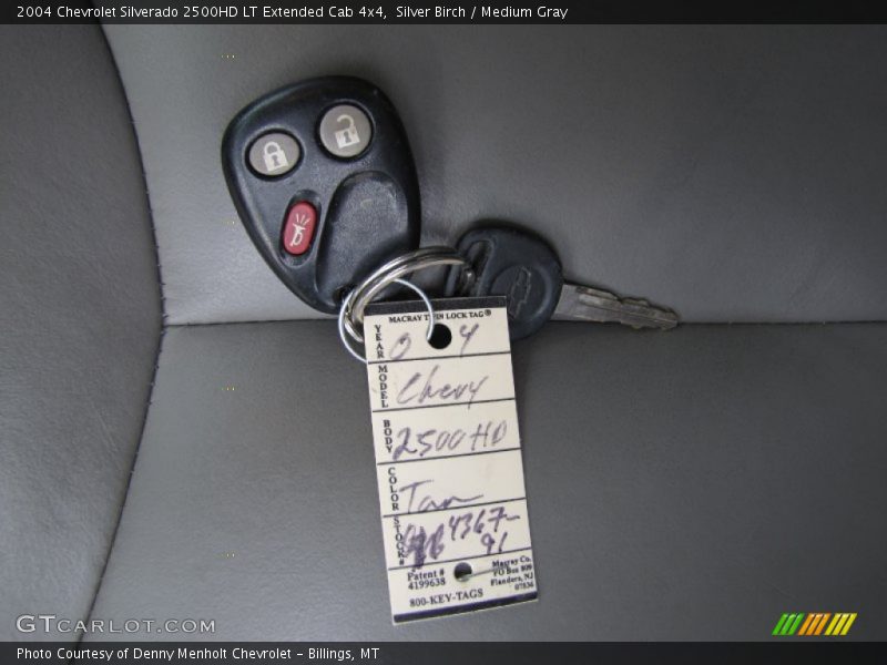 Keys of 2004 Silverado 2500HD LT Extended Cab 4x4