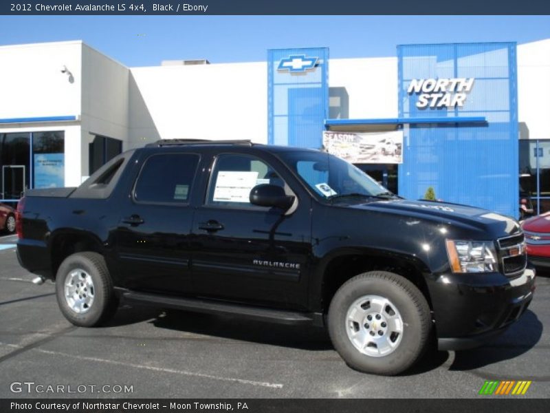 Black / Ebony 2012 Chevrolet Avalanche LS 4x4