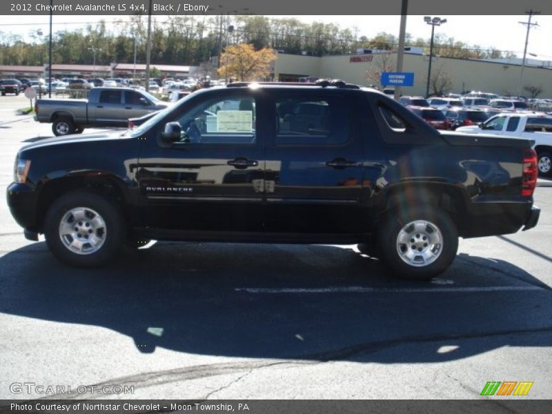 Black / Ebony 2012 Chevrolet Avalanche LS 4x4