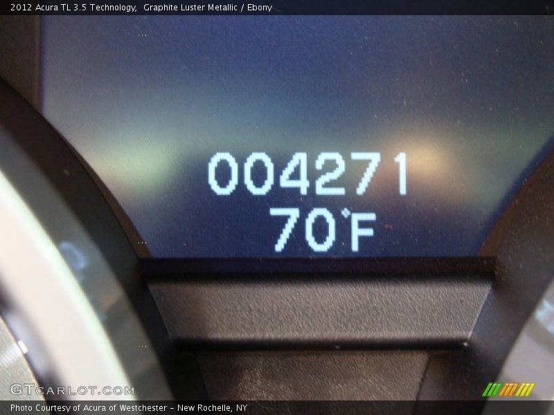 Graphite Luster Metallic / Ebony 2012 Acura TL 3.5 Technology