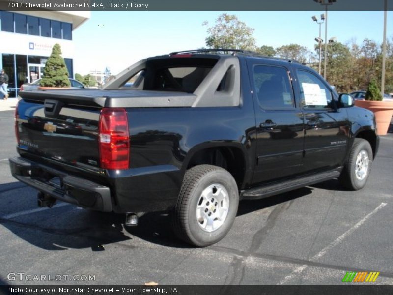 Black / Ebony 2012 Chevrolet Avalanche LS 4x4