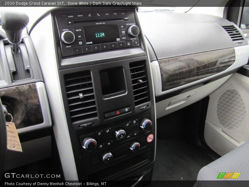 Stone White / Dark Slate Gray/Light Shale 2010 Dodge Grand Caravan SXT