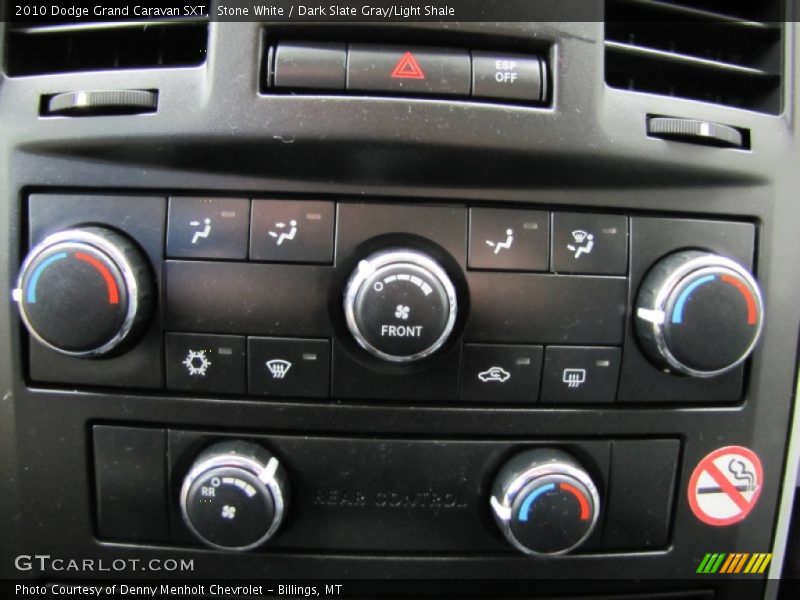 Stone White / Dark Slate Gray/Light Shale 2010 Dodge Grand Caravan SXT