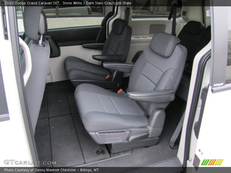 Stone White / Dark Slate Gray/Light Shale 2010 Dodge Grand Caravan SXT