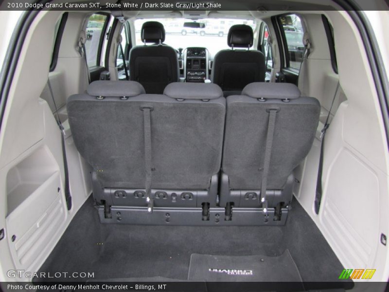 Stone White / Dark Slate Gray/Light Shale 2010 Dodge Grand Caravan SXT
