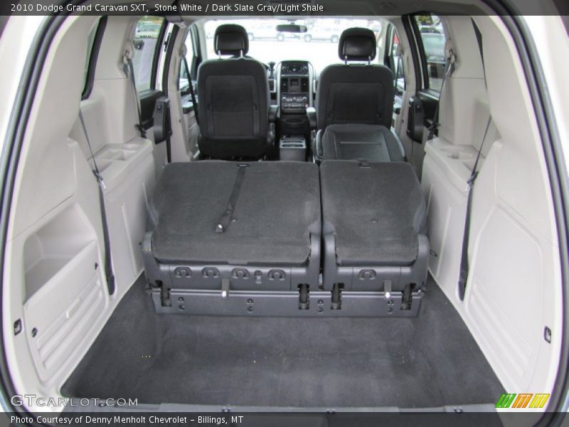 Stone White / Dark Slate Gray/Light Shale 2010 Dodge Grand Caravan SXT