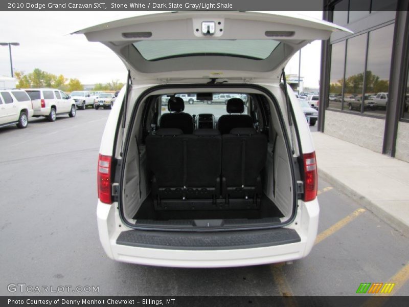 Stone White / Dark Slate Gray/Light Shale 2010 Dodge Grand Caravan SXT