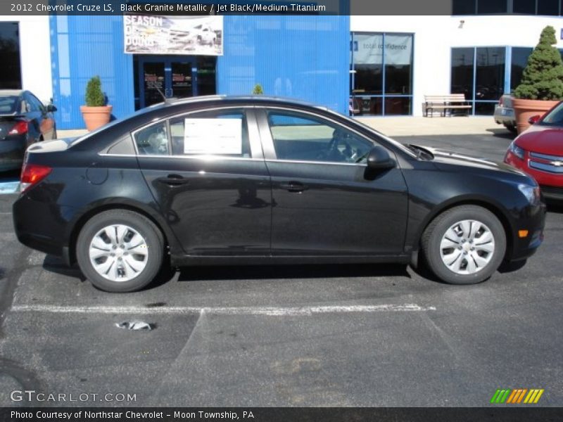 Black Granite Metallic / Jet Black/Medium Titanium 2012 Chevrolet Cruze LS