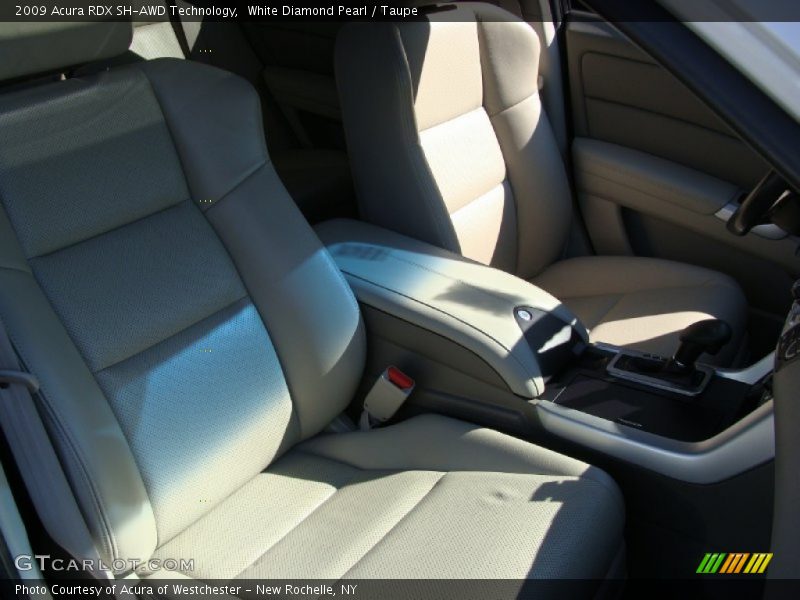 White Diamond Pearl / Taupe 2009 Acura RDX SH-AWD Technology