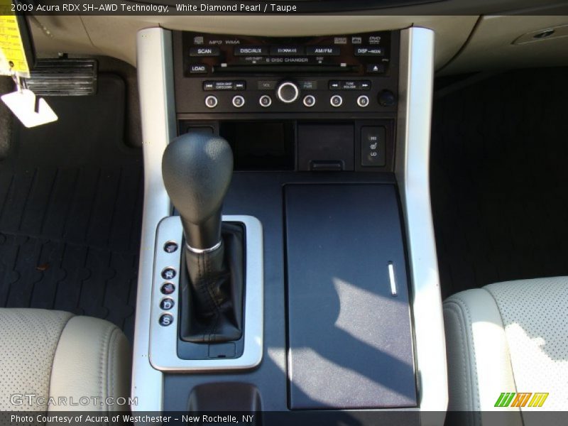 White Diamond Pearl / Taupe 2009 Acura RDX SH-AWD Technology