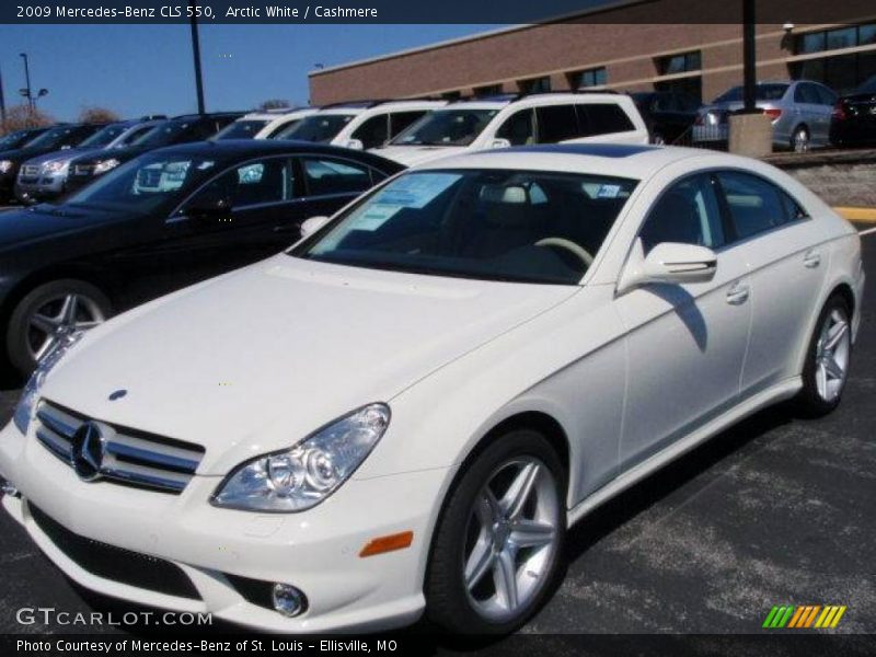 Arctic White / Cashmere 2009 Mercedes-Benz CLS 550