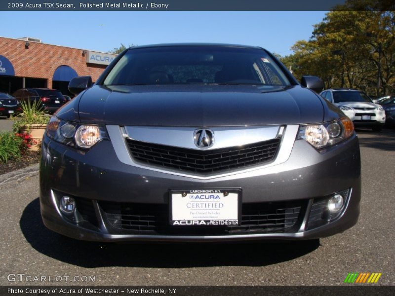 Polished Metal Metallic / Ebony 2009 Acura TSX Sedan