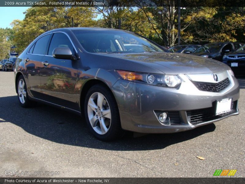 Polished Metal Metallic / Ebony 2009 Acura TSX Sedan