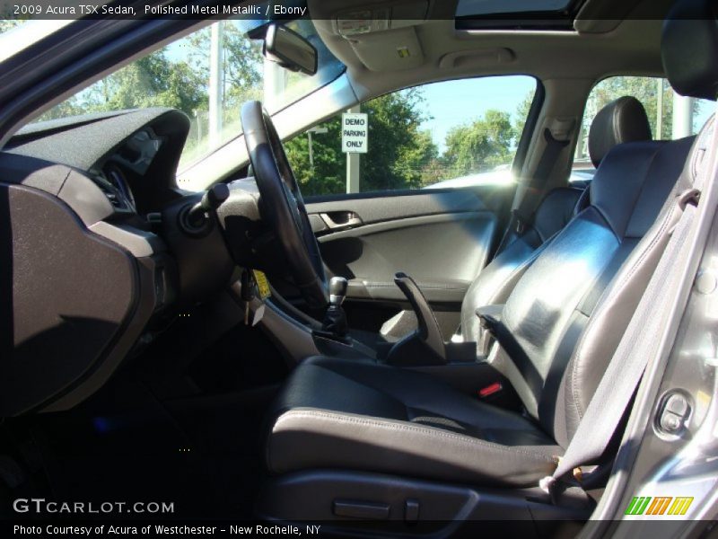 Polished Metal Metallic / Ebony 2009 Acura TSX Sedan