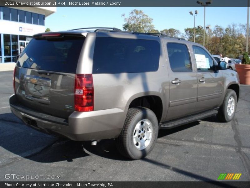 Mocha Steel Metallic / Ebony 2012 Chevrolet Suburban LT 4x4