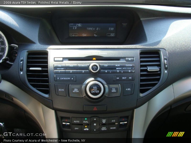 Controls of 2009 TSX Sedan